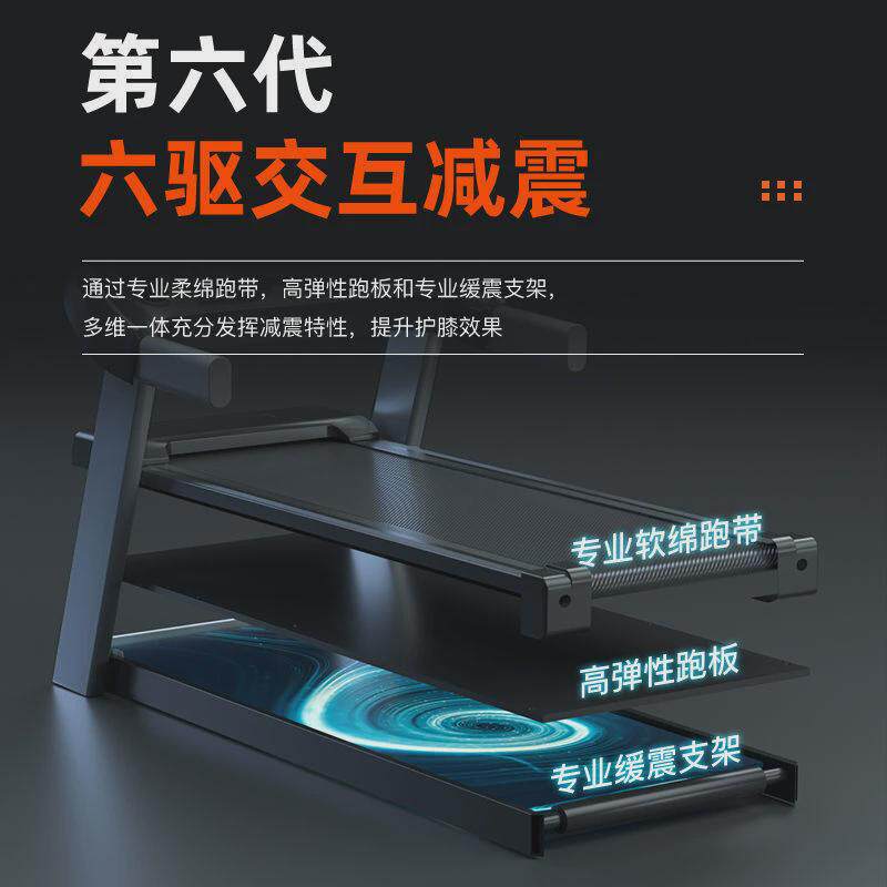 室内电动跑步机家用款小型可折叠多功能走爬坡低噪健身房用跑步机