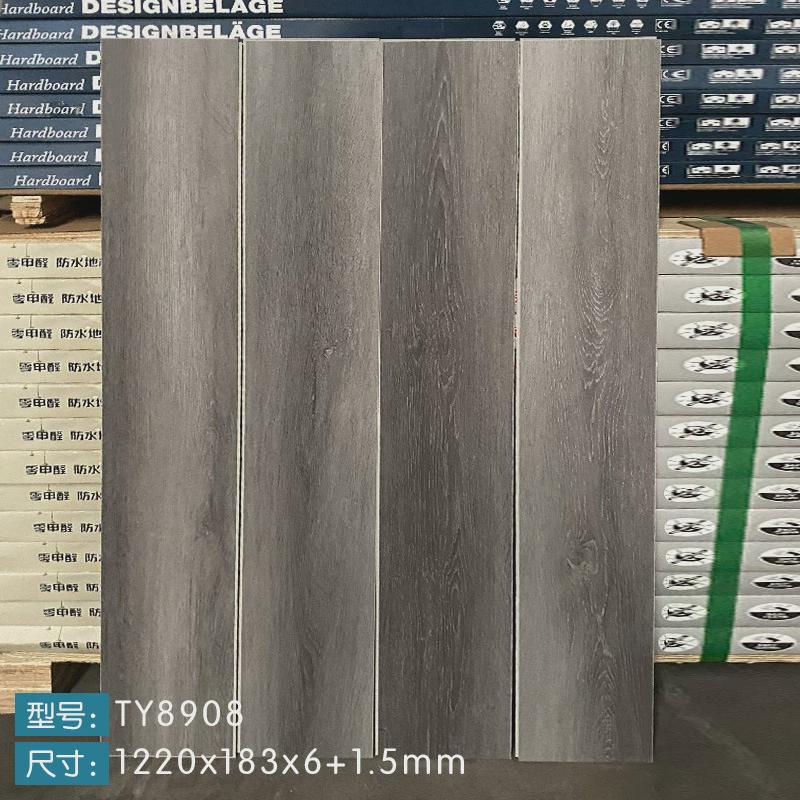 工厂现货全新8mm石塑卡扣地板高端新装高耐磨加厚spc锁扣地板