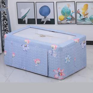 9wor家用电桌子罩套加厚电炉罩烤火罩新款 长方形烤火取暖炉茶几套