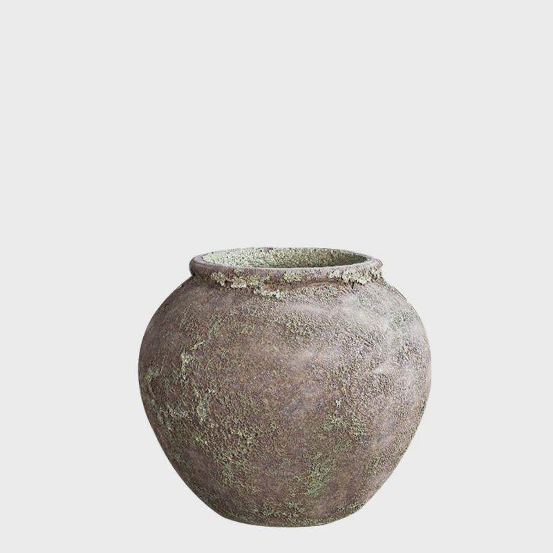 复古陶艺风落地大花瓶民宿外水插花室室内装饰培土培种树花器,家居饰品,装饰摆件,淘宝优惠券,粉丝福利购,淘宝优惠卷