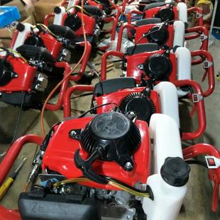 热销农业大功率挖洞机四冲程植树打孔54cc钻洞机144f汽油地钻挖洞