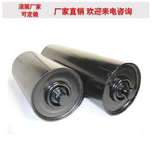 传动机械陶瓷包胶滚筒无动力输送带重型改向滚筒聚氨酯包胶滚筒