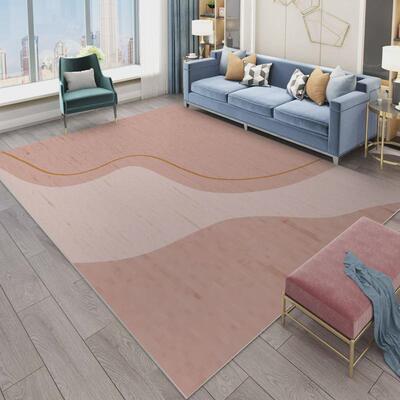 北欧客厅地毯防水可擦免洗pvc地垫家用2021新款茶几垫卧室地板垫