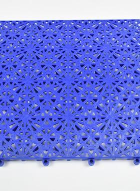 悬浮式盖板地板pp游泳池洗车房污水格栅格栅蓝色塑料格栅地板