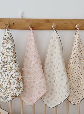 Favoria韩系ins纯棉纱布毛巾小方巾擦汗擦手巾口水喂奶巾儿童手帕