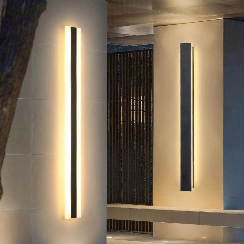 户外壁灯防水led长条灯别墅庭院灯北欧极简线条洗墙灯大门外墙灯,家装灯饰光源,壁灯,淘宝优惠券,粉丝福利购,淘宝优惠卷