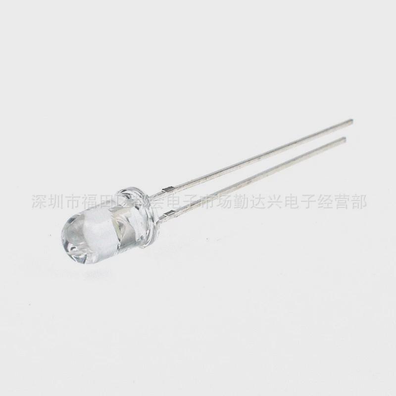 f5/5mm长脚鼠标灯led发光二极管灯白发红白发蓝白发翠超高亮短脚