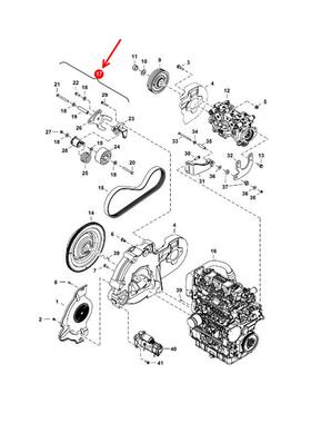 热销7269057皮带张紧器组件适用山猫S650S750S770S850T750