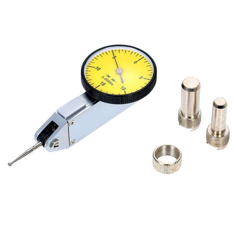 出口型表杠杆百分表0-0.8mm防震防水杠杆表表座靠英制小表盘32mm