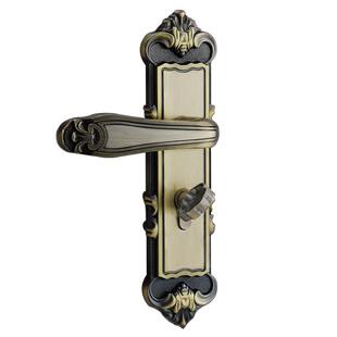 基亚锁具批发欧式锌合金静音门锁室内古铜黄木门锁卧室实木门锁具