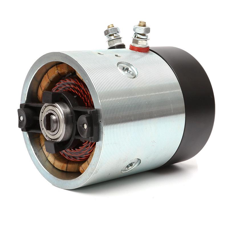 厂家单元12v1.6kw、24v2.5kw直流电机动力供应电机铜线机芯