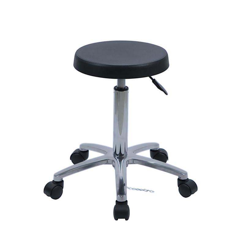 实验室防静电椅子吧台pu防静电升降圆凳实验室学校工作椅升降椅子