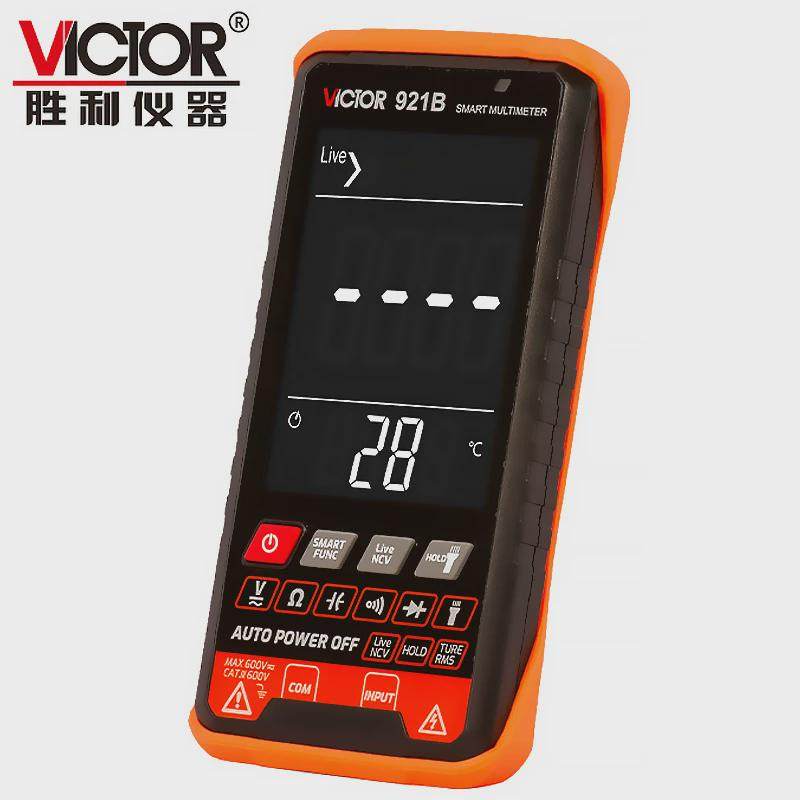 胜利vc921卡片型三位vc921a自动量程vc921b便携式万用表半数字表