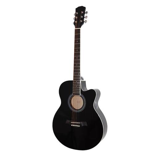 热销40寸单板吉他民谣guitar厂面单初学者入门吉他琴行练习琴云杉