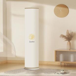 奶油风全包空调罩布艺立体圆柱防尘罩套罩立式空调全包防尘罩