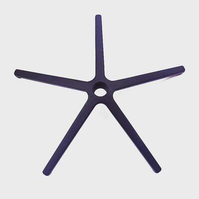 铝合金压铸座椅脚底五星脚办公椅转椅脚配件抛光椅子腿开模