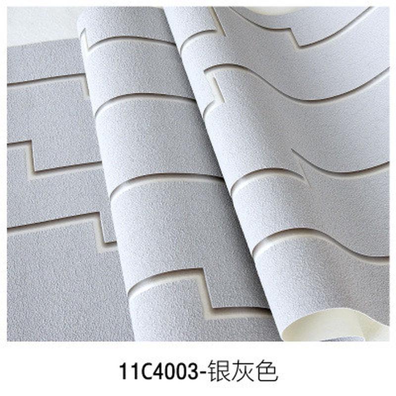 浮雕鹿皮绒壁纸卧室客厅玄关3d立体新中式f电视背景墙墙纸
