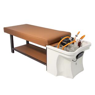 喜辰馆头疗洗头床恒温水循环熏蒸头道汤头疗泰式专用按摩床采耳床