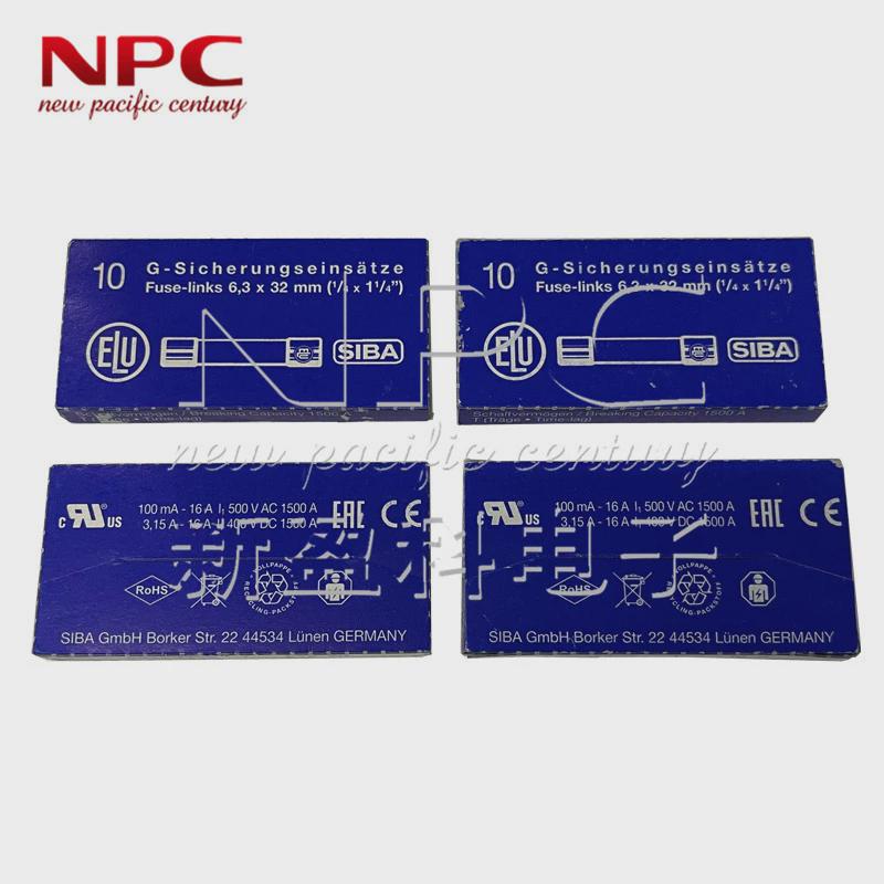 热销SIBA保险丝6.3*32慢熔陶瓷保险管6.3x32H500VT630MAT0.63A
