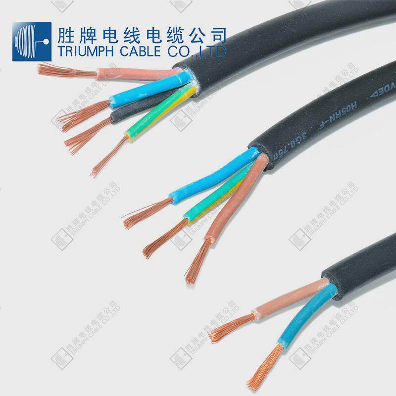 胜牌厂家线h05rn-f橡胶线2*1.0mm耐寒橡胶供应耐油橡胶线