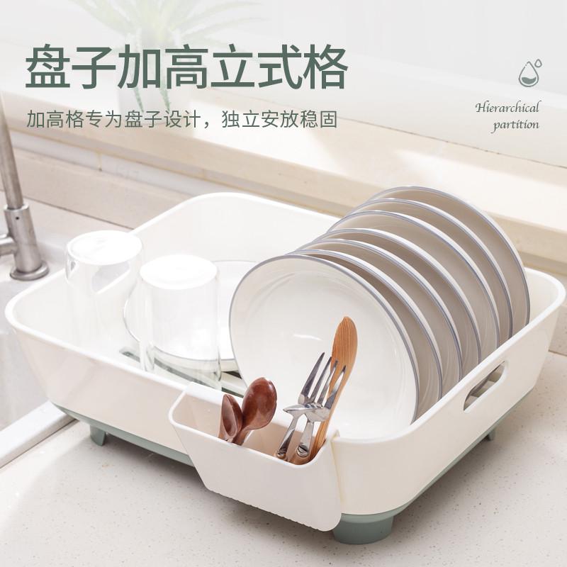 振鹰沥水篮洗菜盆家用多功能蔬菜收纳筐长方形洗水果漏水收纳神器