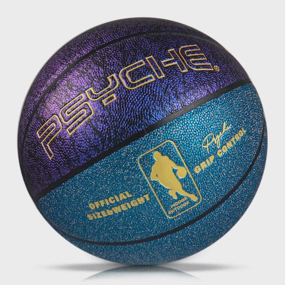 psyche耀夜版高档软pu篮球耐磨颜成人篮球7号篮球高青少年值个性