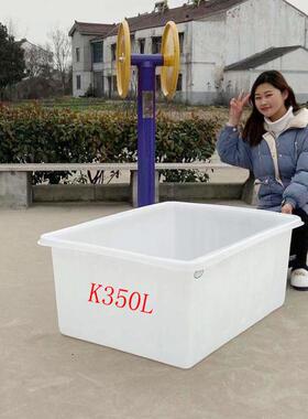 9wor塑料龟长方形牛筋加厚大号浅盆周转箱纺织箱养鱼养水箱水产养