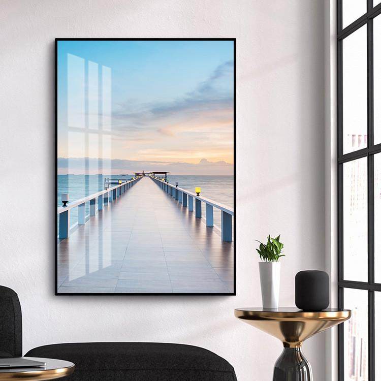 北欧风景海景客厅装饰画酒店浴室洗手卫生间挂画沙发背景墙三联画,家居饰品,现代装饰画,淘宝优惠券,粉丝福利购,淘宝优惠卷