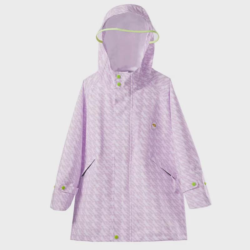 热销mideer弥鹿儿童雨衣男女童雨披幼儿园小学生带书包位3-8岁4斗