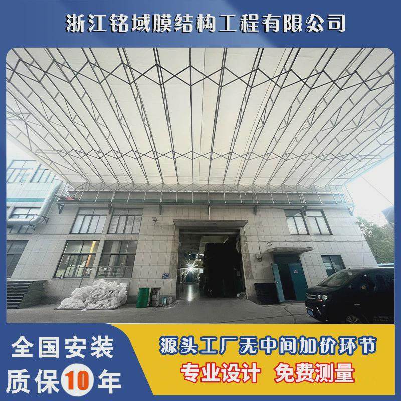 厂家直销遮阳棚伸缩篮球场折叠雨棚雨篷户外电动推拉棚防雨顶棚