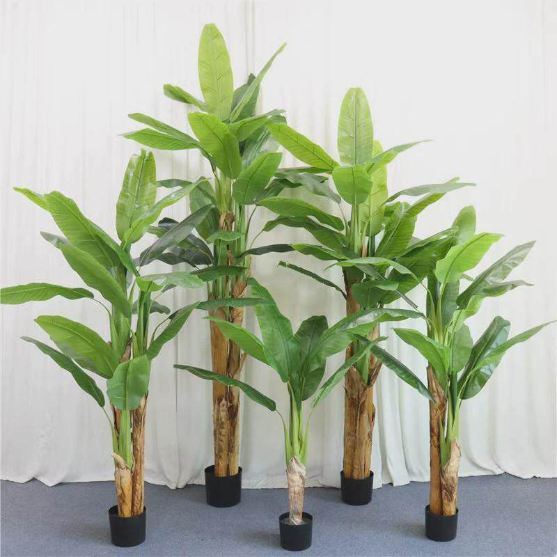 艺卉仿真绿植大型芭蕉树落地盆景工程植物批发香蕉树造景室内假树