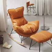 网红现代轻奢沙发摇椅家用阳台休闲睡椅摇摇椅龙虾懒人沙发逍遥椅