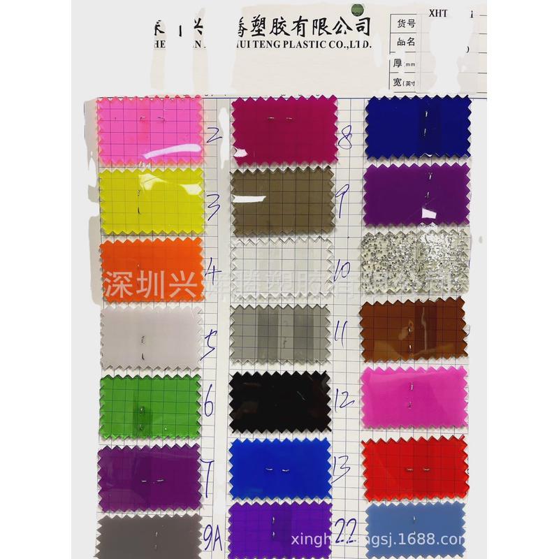 多规格pvc有色软玻璃透明塑料板有色pvc水晶板整卷材批发