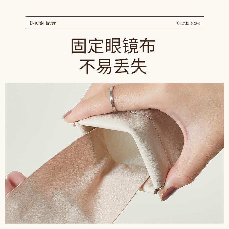 眼镜袋女墨镜太阳镜收纳盒便携弹片放近视眼睛自动闭合保护套男