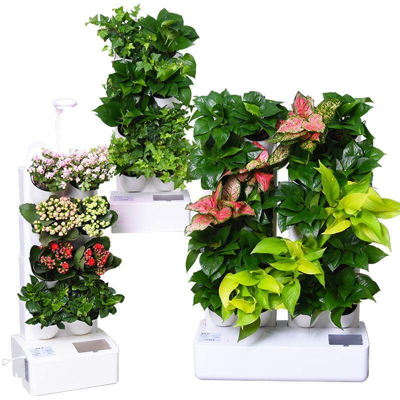 厂家z花盆电子园植物墙花盆自动灌溉定时自加水家庭种菜小花迷你
