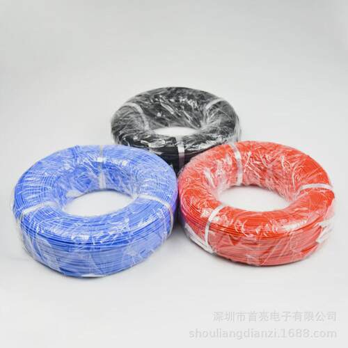 荐电子铜323924awg高温线硅胶线镀锡连接线导体24#现货库存