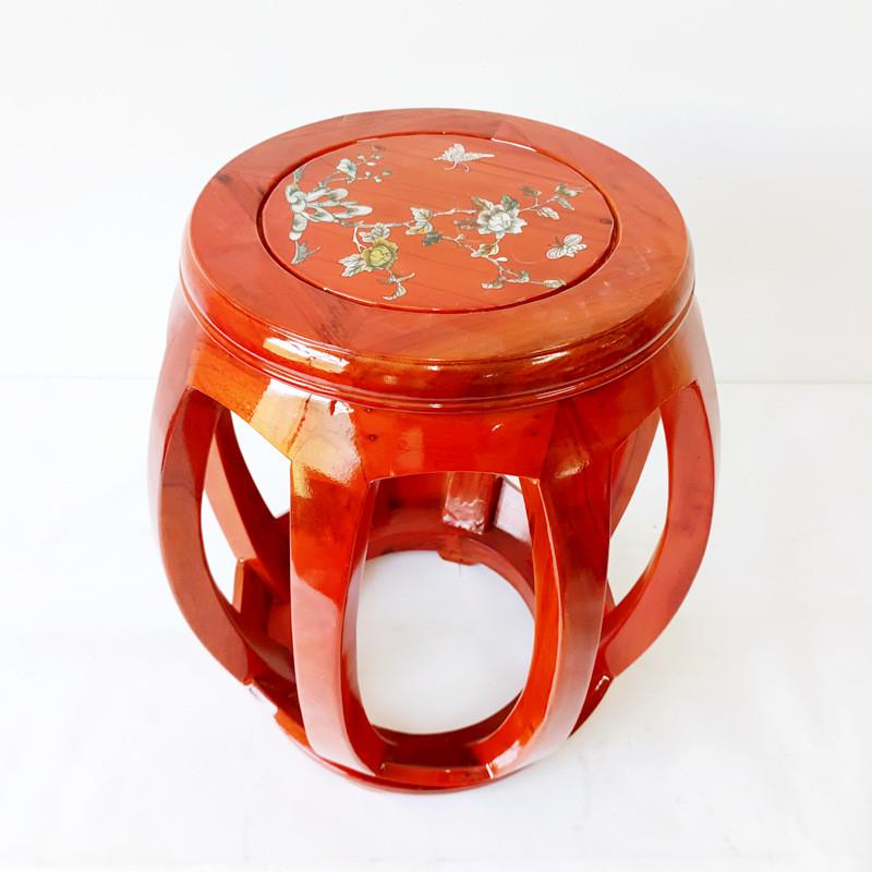 凳子古筝圆凳古筝凳子实木古筝单人印花款素面款古筝耐用结实琴凳