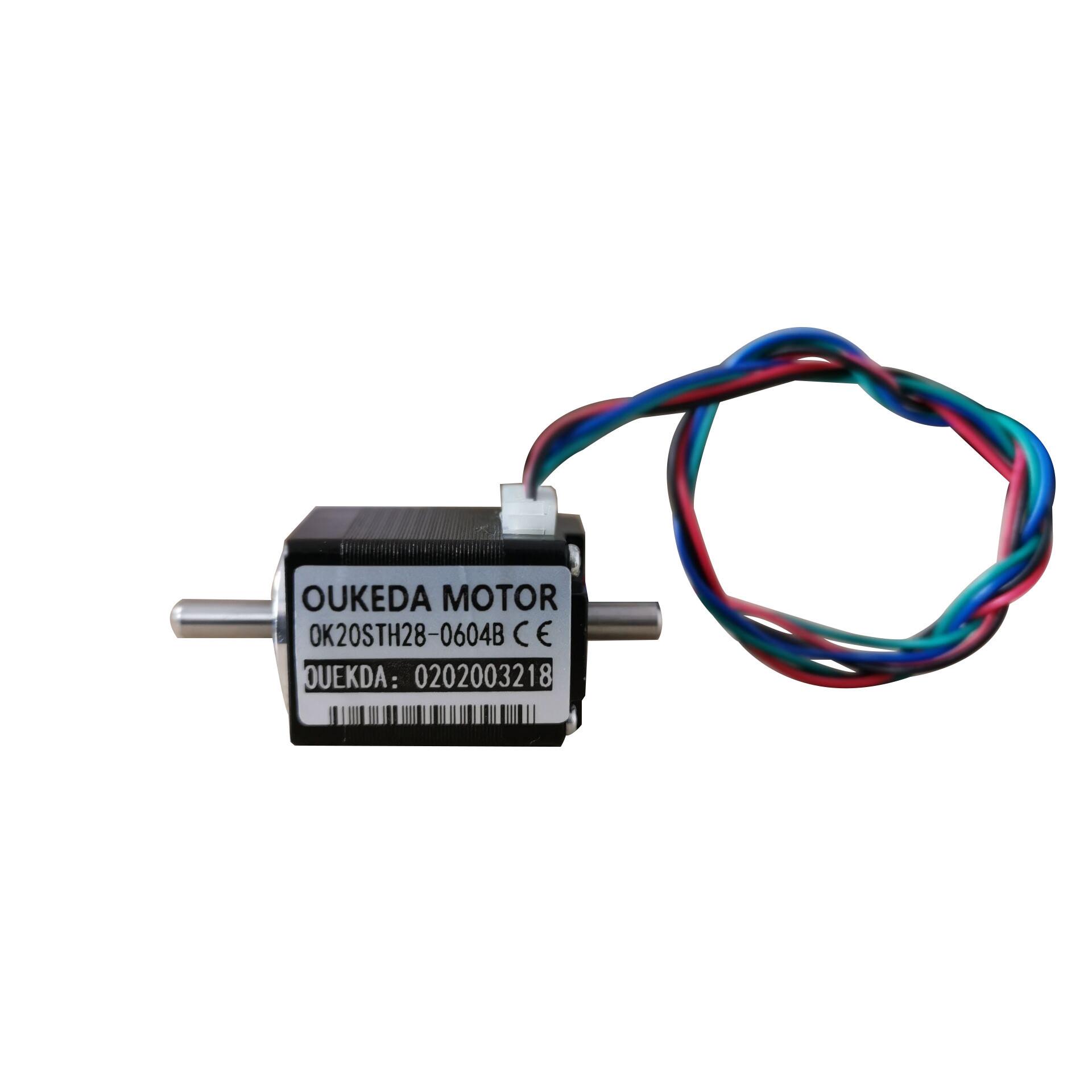 OK20STH28-0604B NEMA 8 Two axis stepping motor 20mm 0.014Nm