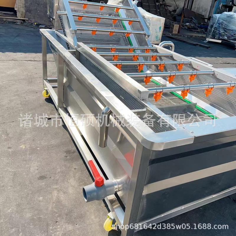 气泡式高压喷淋清洗机大型食堂不锈钢全自动气泡清洗机喷淋清洗机