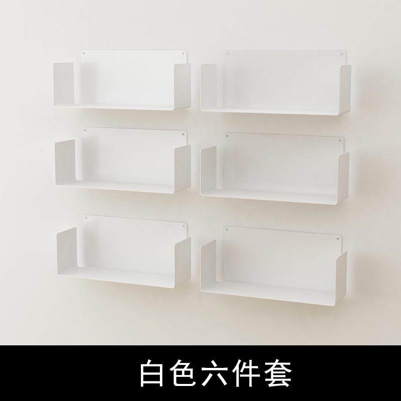 北欧墙上铁艺置物架壁挂简约创意书架展示架墙壁装饰架客厅隔板