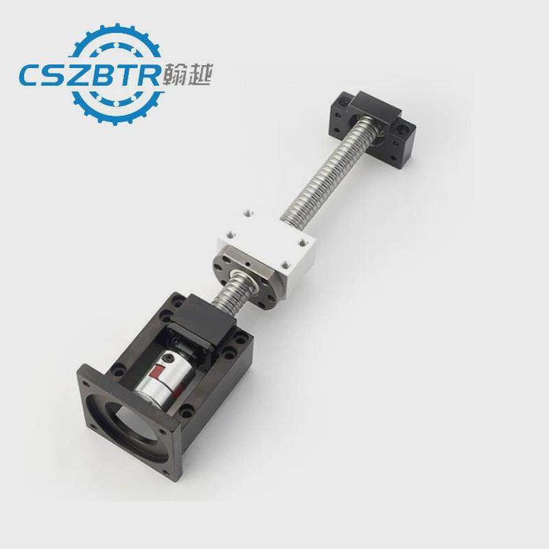 翰越含滚珠丝杆机床冷轧滚珠丝杠副sfu2010螺杆精密螺母