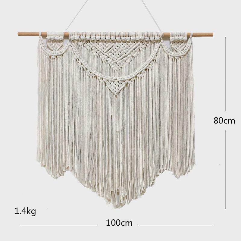 北欧风软装编织大型挂毯客厅卧室背景墙装饰壁毯民宿彩色墙饰挂件,居家布艺,挂毯/壁毯,淘宝优惠券,粉丝福利购,淘宝优惠卷