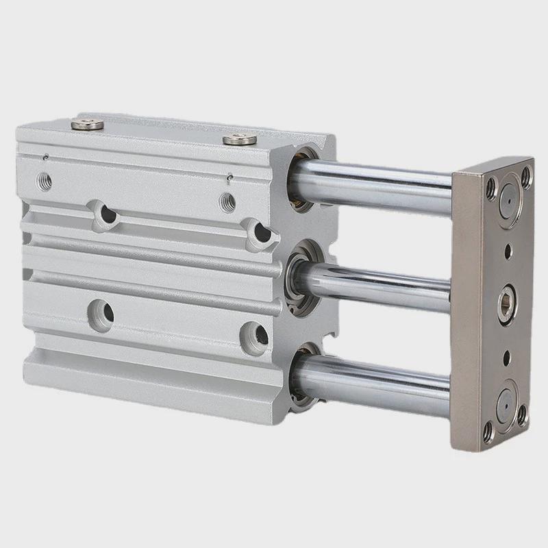 薄型带导杆三轴气缸mgpm20三杆-10/20/25/30/40/50/75/100/125z