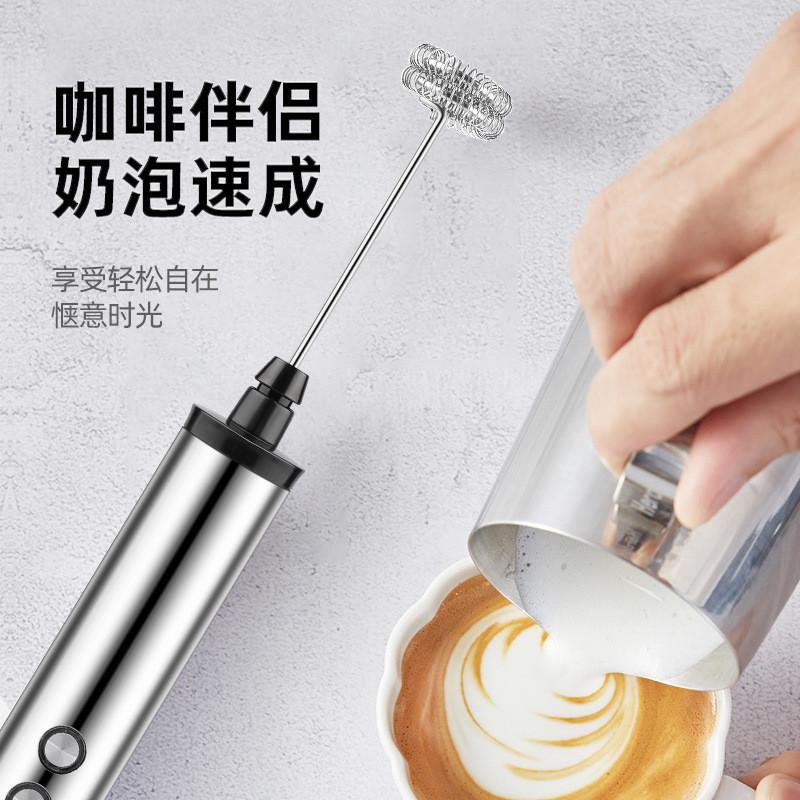充电三头手持打蛋器便携式家用搅拌器厨房DIY烘焙迷你电动打奶器