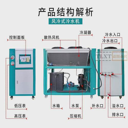 工业冷水机制冷机水冷式水循环水冷冻机小型激光风冷式注塑机用