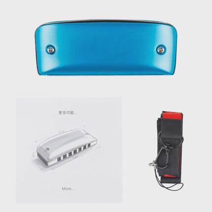 7孔调成彩色口琴c调d布鲁斯人学生练习口琴专业伴奏演奏口吹琴