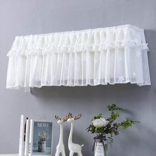 空调挡风板布艺遮风布空调档挡风板隔风空调罩2023新款内机防尘罩