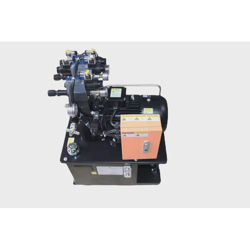 厂家直销开票塑料挤出锻压剪裁液压站捏合自动化控制系统设备60l