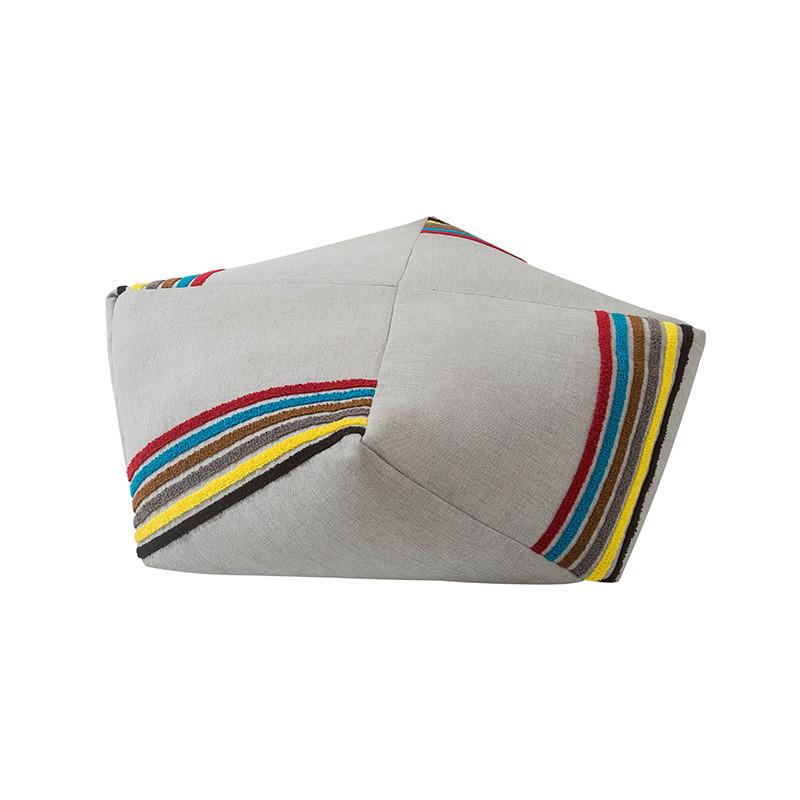 蒲团坐垫日式地上家用懒人沙发脚墩矮凳棉麻纯色刺绣榻榻米屁垫子