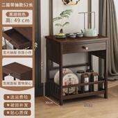 沙发边几茶边柜角几茶具可移动靠墙小茶几茶水置物架茶叶架茶水台